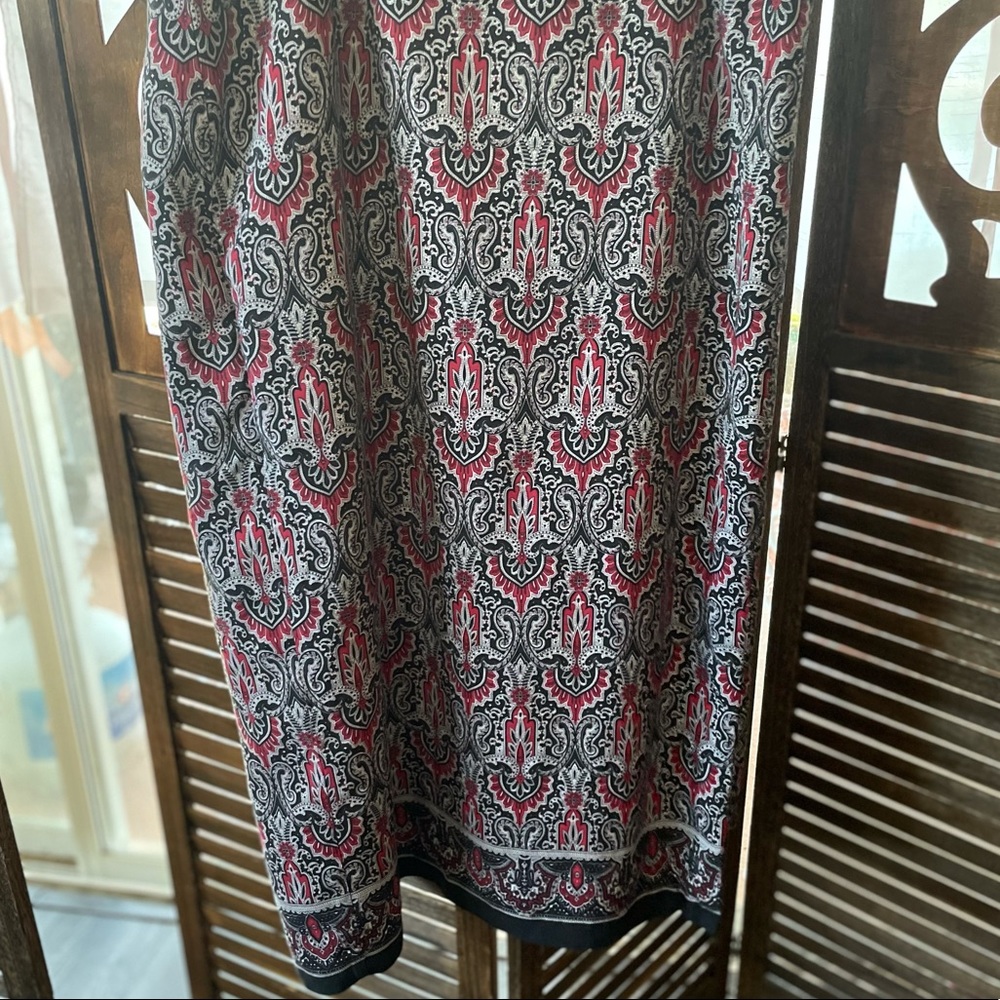 Long wrap skirt